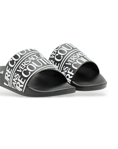 Sandalia Versace Jeans Couture para hombre negra all over